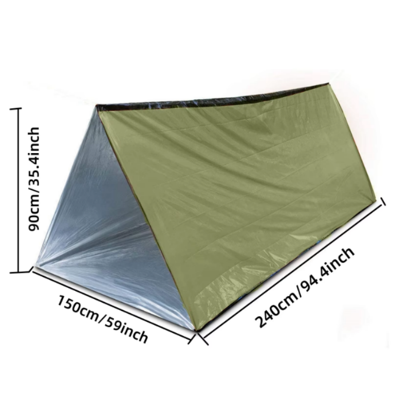 Tenda Darurat Tabung Mylar 2 O - Emergency Mylar Tent ulasan dan harga