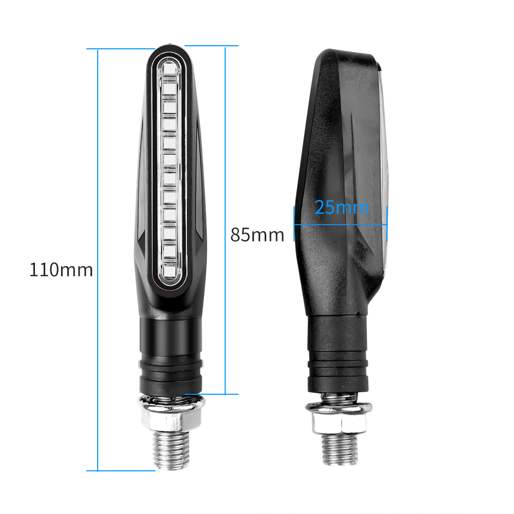 2 Buah Lampu Sein Sepeda Motor - Sos Light Strobe ulasan dan harga
