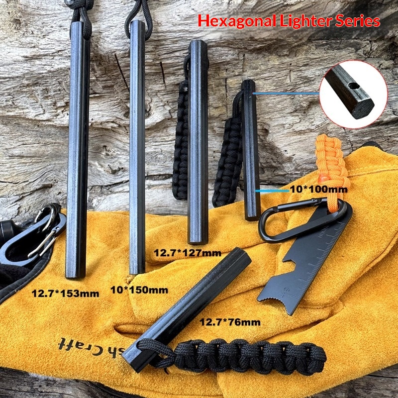 Tongkat Magnesium Heksagonal A - Fire Starting Kit ulasan dan harga