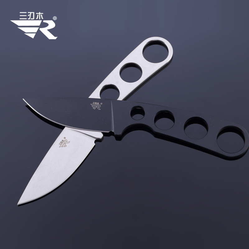 Sanrenmu 7130 pisau leher teta - Bushcraft Knife Fixed ulasan dan harga
