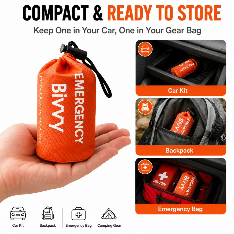 Kantong Tidur Darurat, Kantong - Bivy Bag Emergency ulasan dan harga