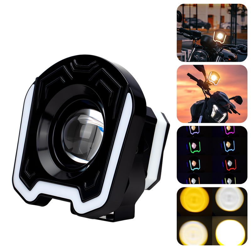 Lampu Sorot LED Sepeda Motor 4 - Sos Light Strobe ulasan dan harga